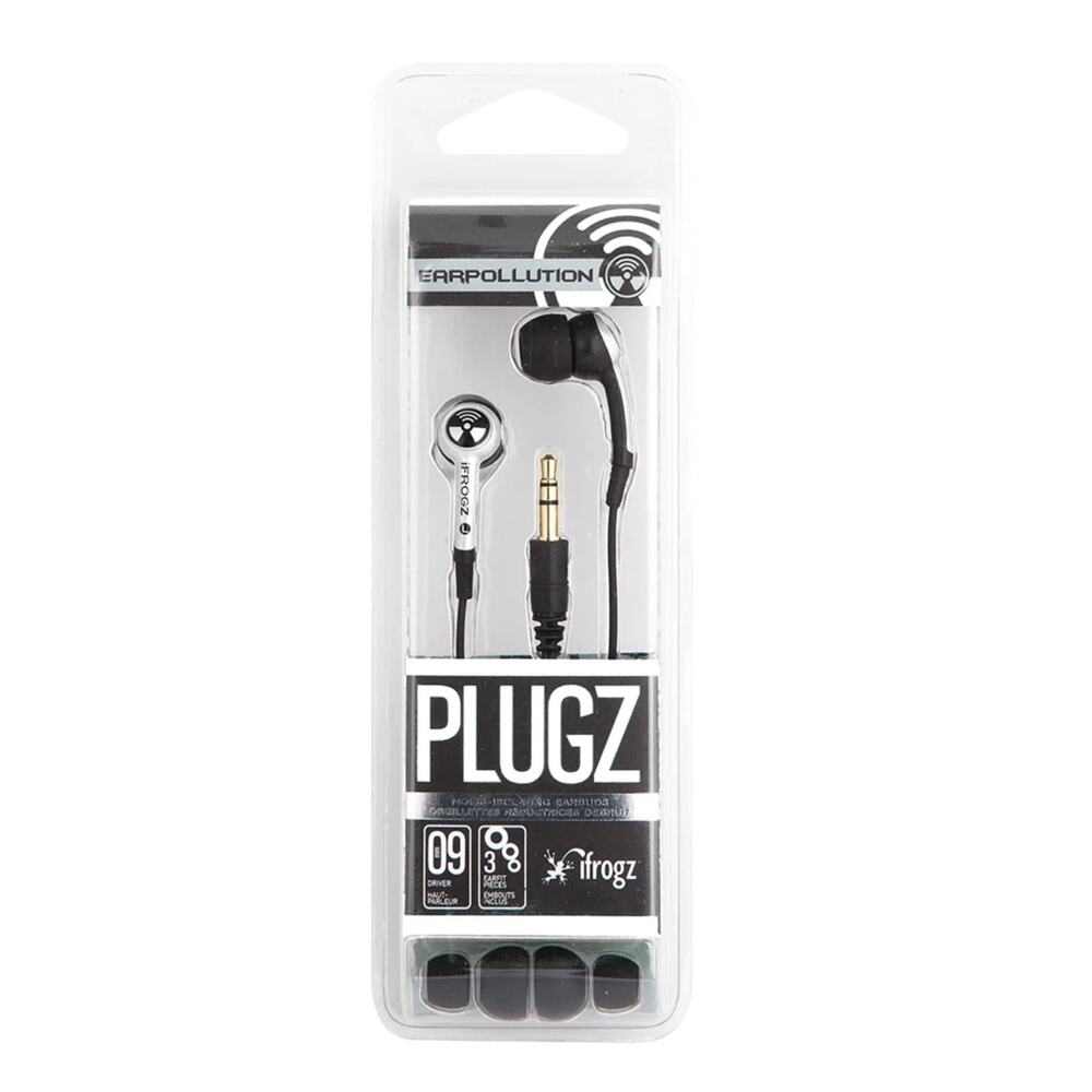 IFROGZ EarPollution Plugz with Mic White